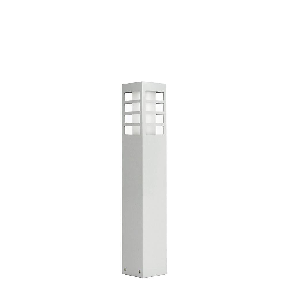 Lampa stojąca - słupek (Rado III) ogrodowa zewnętrzna (grafit/czarna/szara) (1x E27) SU-MA