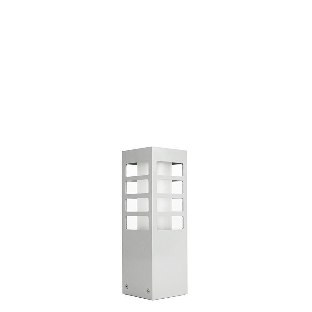 Lampa stojąca - słupek (Rado III) ogrodowa zewnętrzna (grafit/czarna/szara) (1x E27) SU-MA