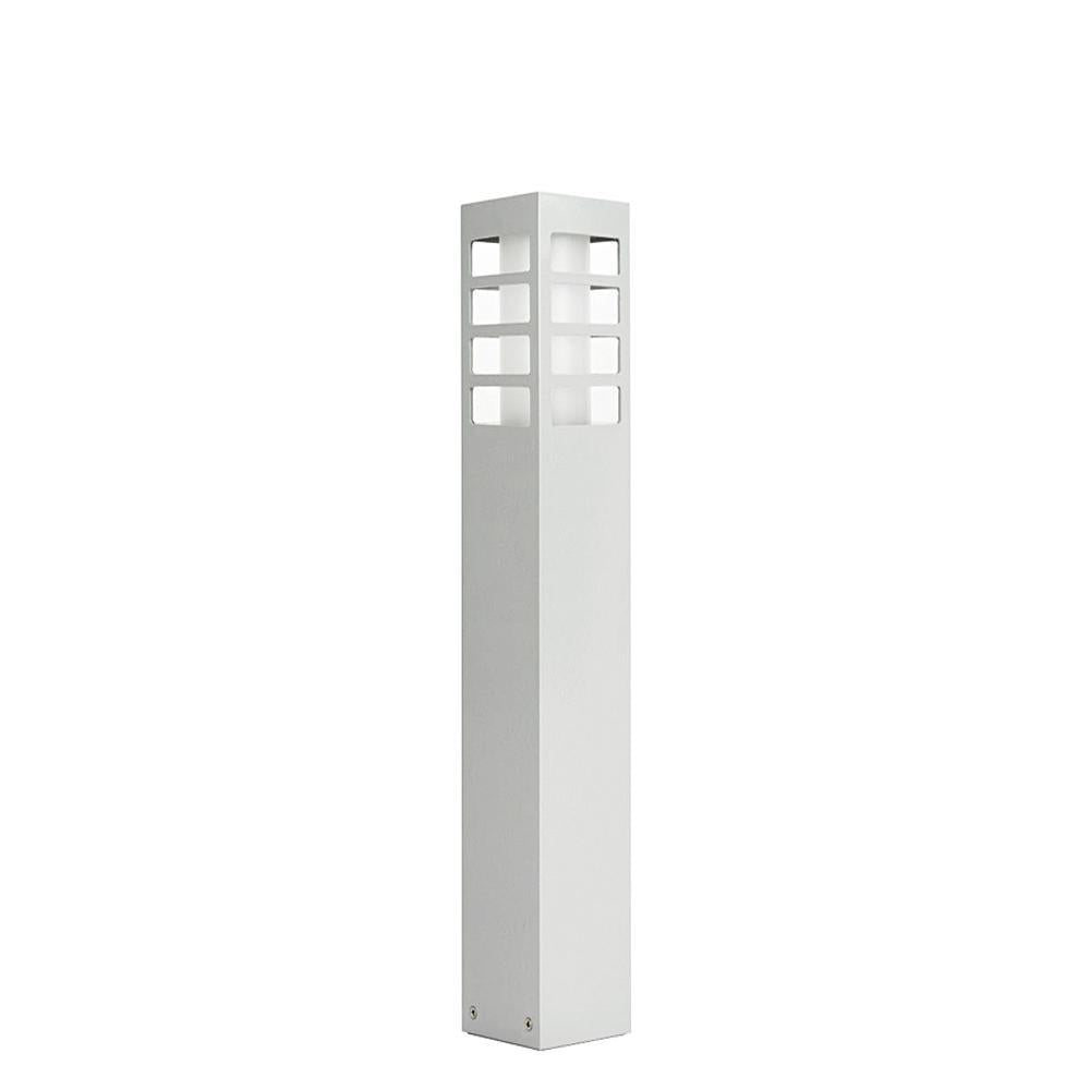 Lampa stojąca - słupek (Rado III) ogrodowa zewnętrzna (grafit/czarna/szara) (1x E27) SU-MA