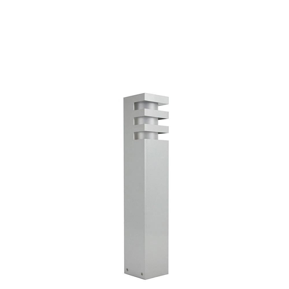 Lampa stojąca - słupek (Rado) ogrodowa zewnętrzna (grafit/czarna/szara) (1x E27) SU-MA