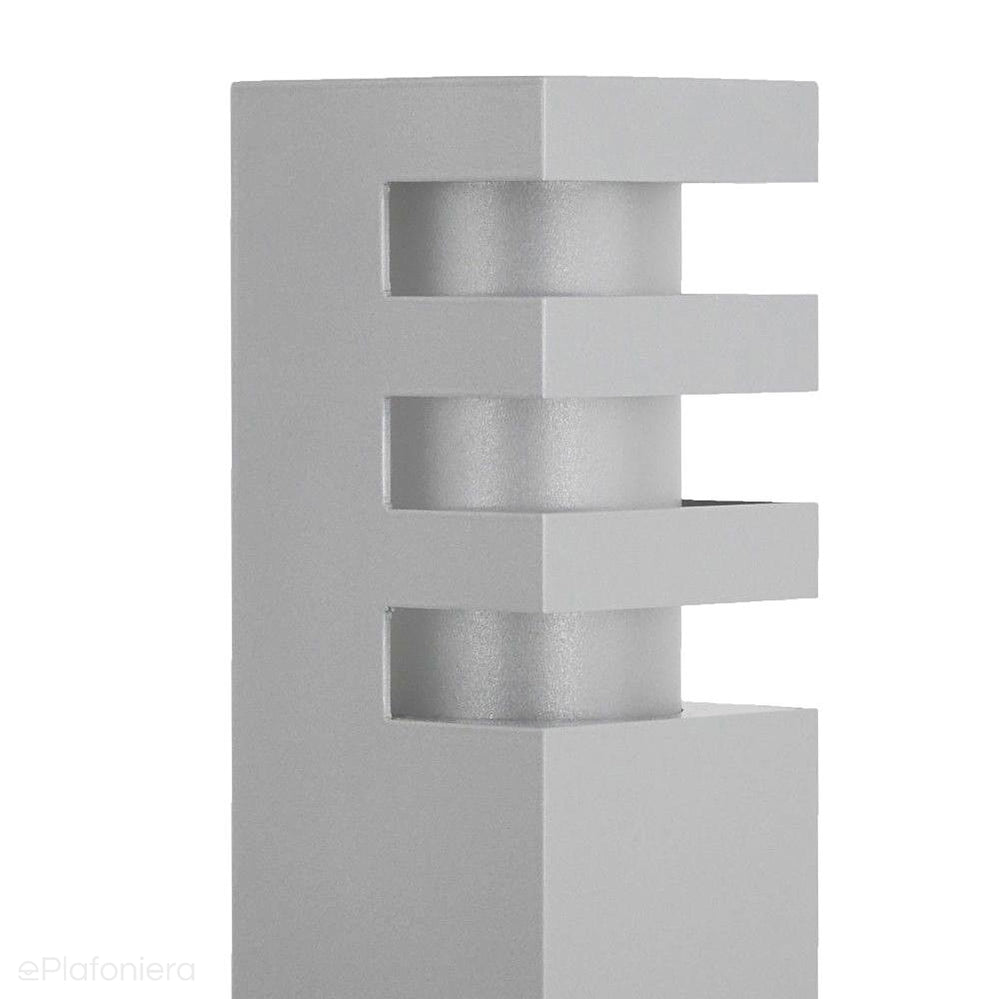 Lampa stojąca - słupek (Rado) ogrodowa zewnętrzna (grafit/czarna/szara) (1x E27) SU-MA