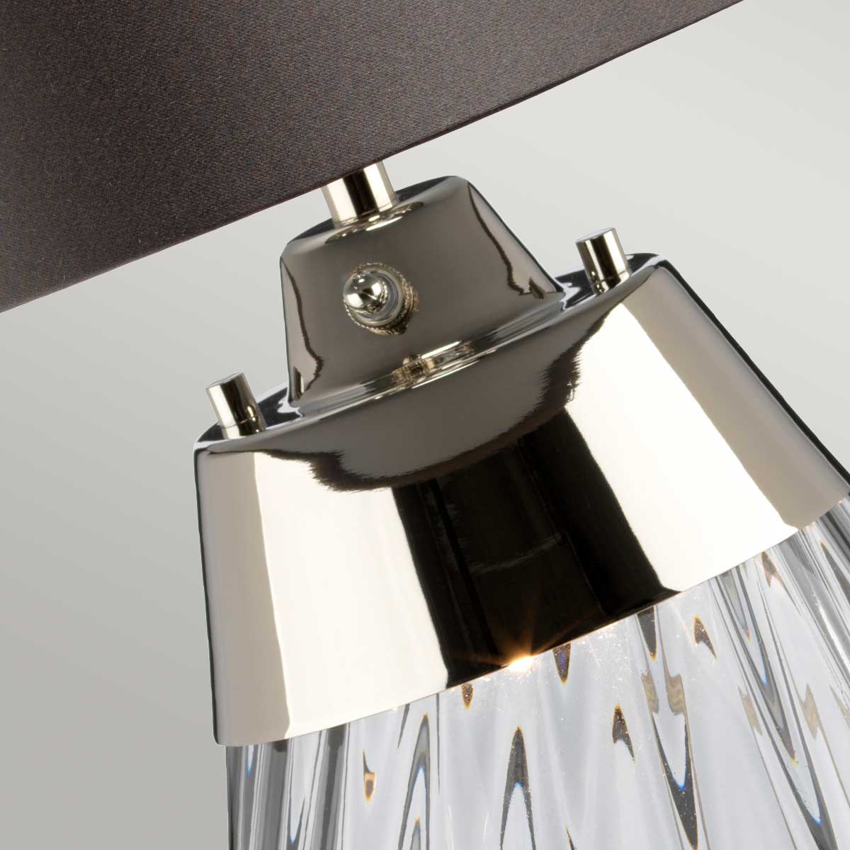 Lampa stołowa Lena z dymionym szkłem - Elstead, 60cm (1xE27, 1xGU10)