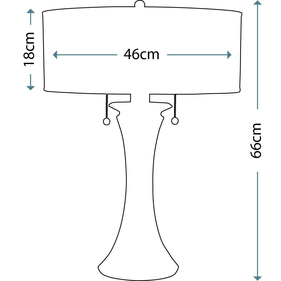 Lampa stołowa Manhattan, z łańcuszkiem w stylu nowojorskim - Stiffel