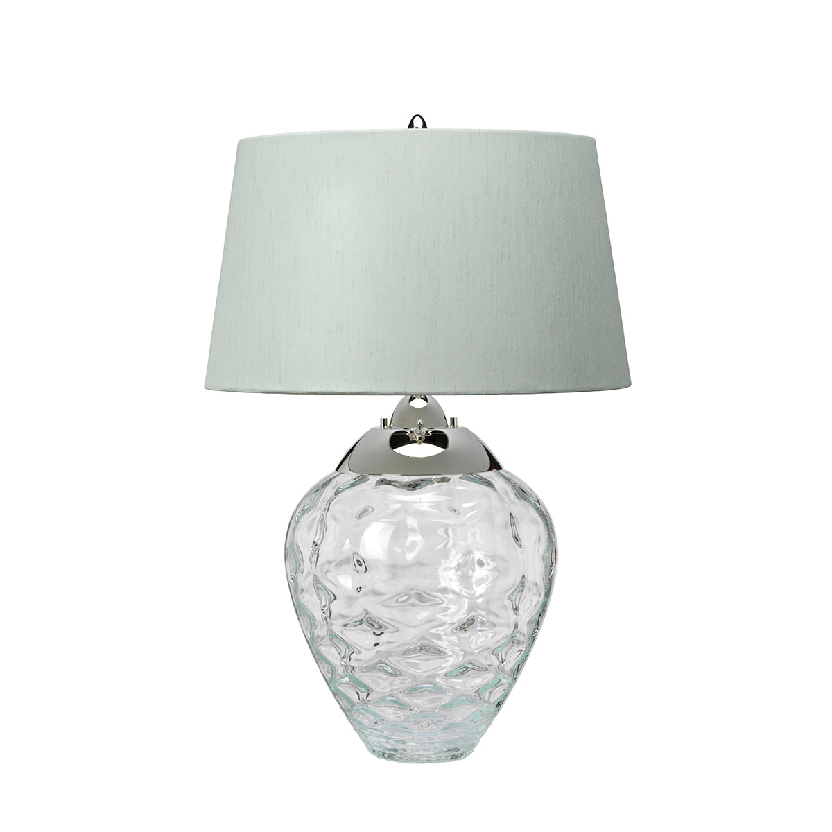 Lampa stołowa Samara - 2 źródła światła - Bezbarwne szkło , Quintiesse - ePlafoniera.pl