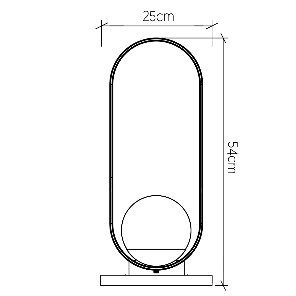 Lampa stołowa Sfera, Accord Lighting - ePlafoniera.pl