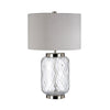 Lampa stołowa Sola - 1 źródło światła - Srebrny abażur