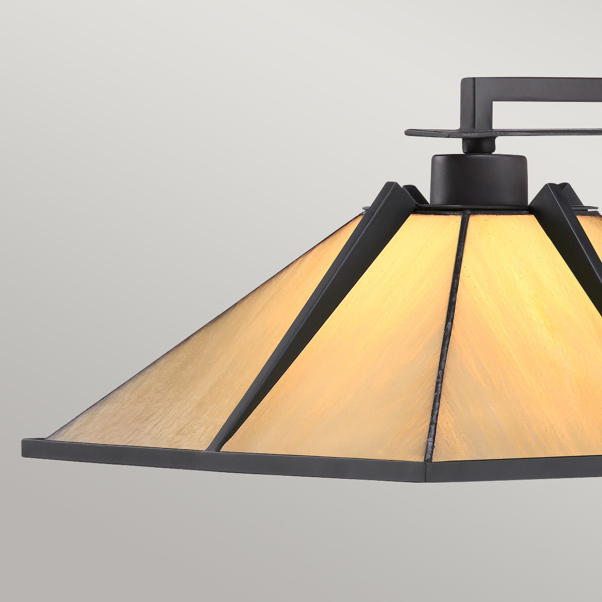 Lampa stołowa Pomeroy -  1 źródło światła - Zachodni Brąz, Quoizel - ePlafoniera.pl