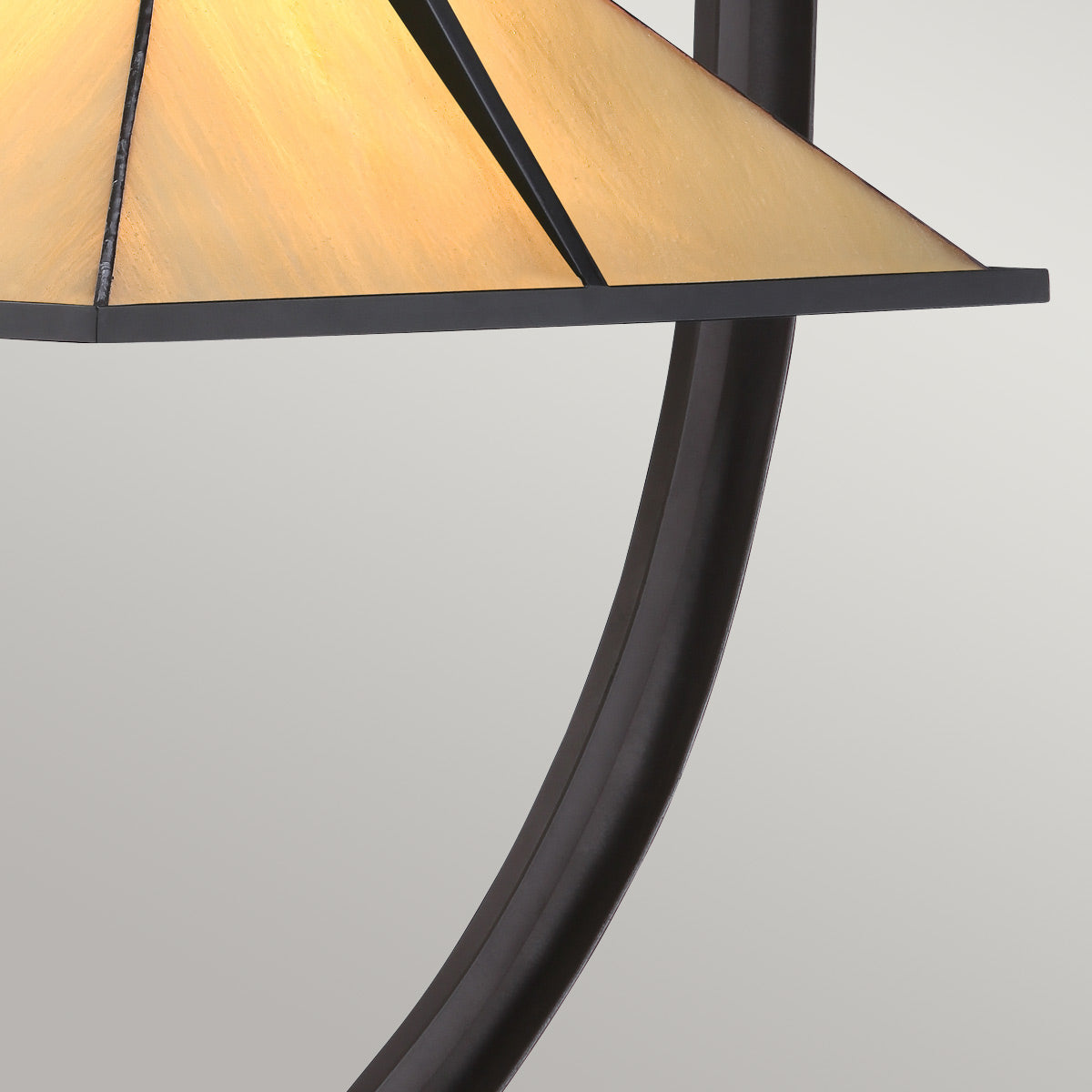 Lampa stołowa Pomeroy -  1 źródło światła - Zachodni Brąz, Quoizel - ePlafoniera.pl