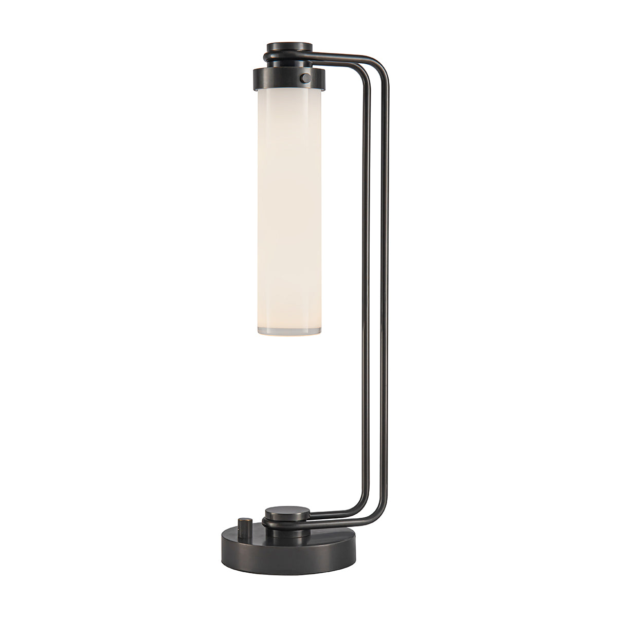 Lampa stołowa Wynwood - 1 źródło światła - Miejski brąz, Alora - ePlafoniera