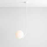 Lampa sufitowa Gallia Long White, biała - Aldex, 1095PL-GL (E27, 95cm)