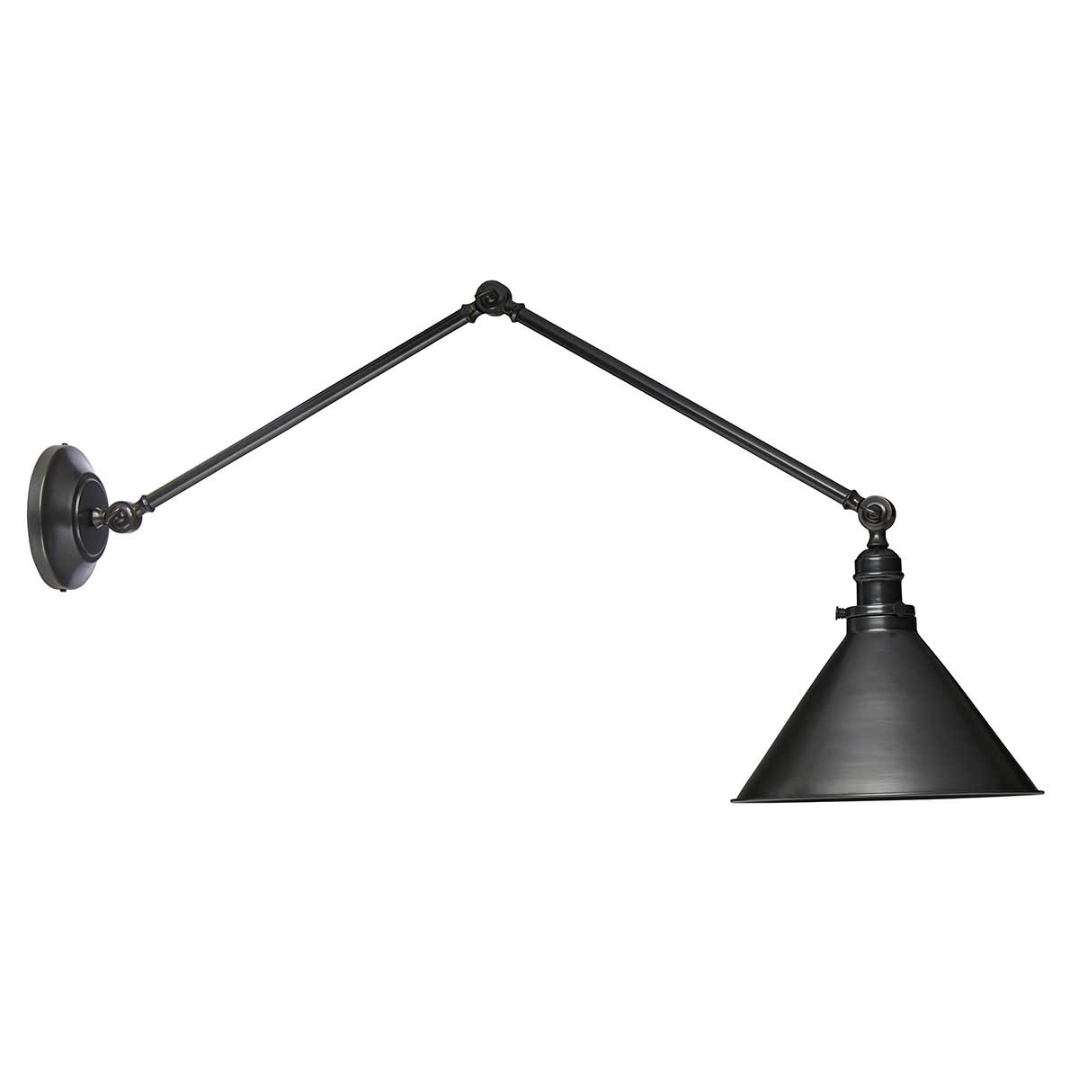Lampa sufitowa / lampa ścienna (stary brąz) - kinkiet regulowany, Elstead (1xE27)