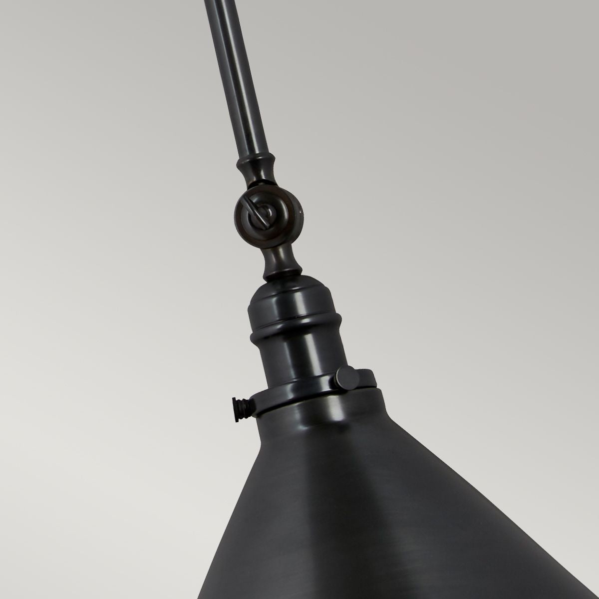 Lampa sufitowa / lampa ścienna (stary brąz) - kinkiet regulowany, Elstead (1xE27)