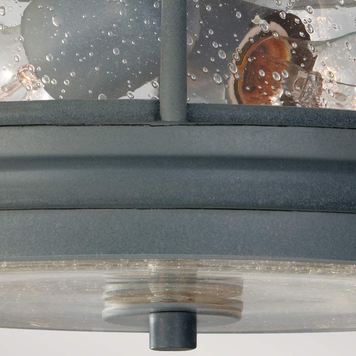 Lampa sufitowa metalowa loftowa - latarnia w starym stylu 2xE27, Feiss (Chelsea Harbor)