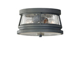 Lampa sufitowa metalowa loftowa - latarnia w starym stylu 2xE27, Feiss (Chelsea Harbor)