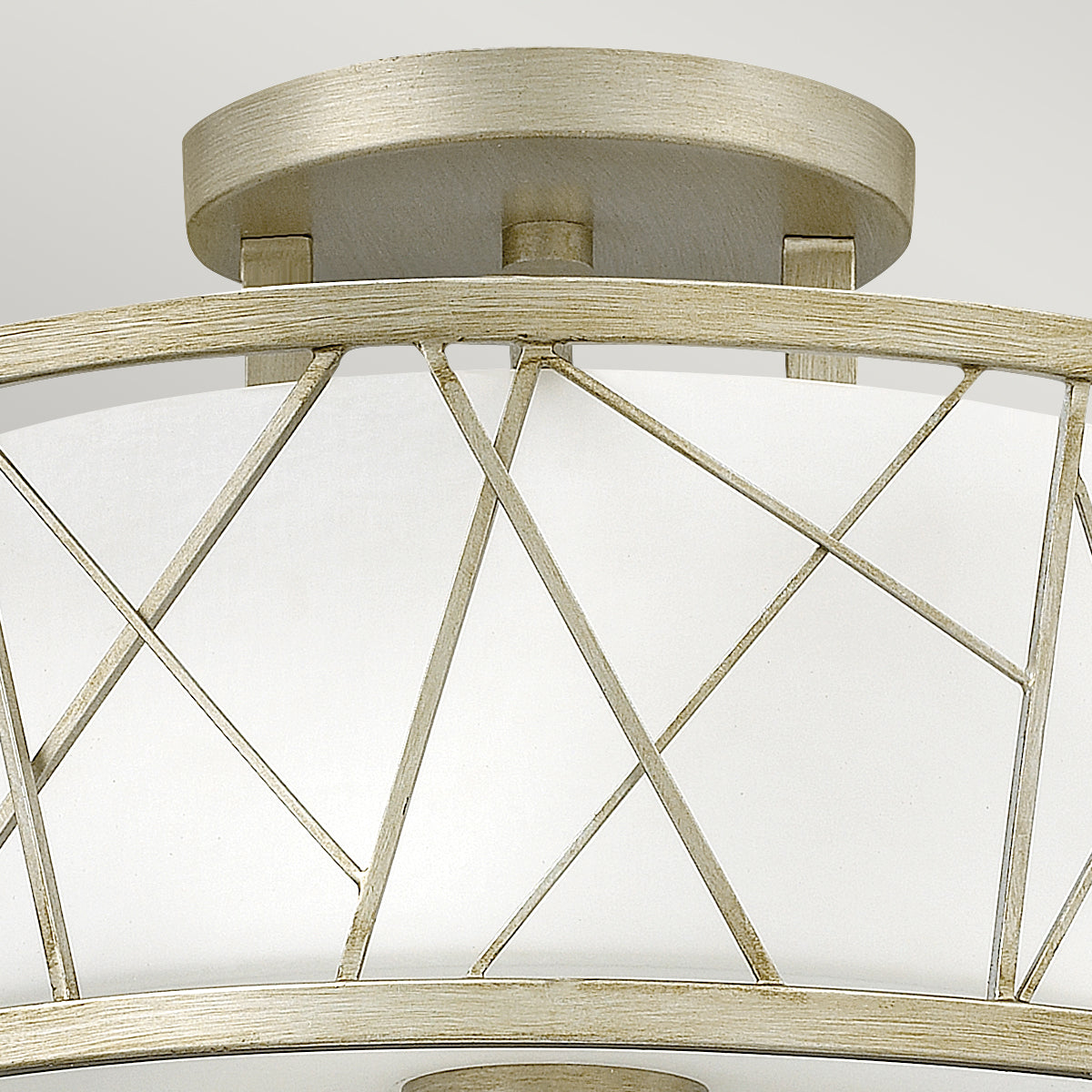 Lampa sufitowa Nest z płatkami srebra - Hinkley