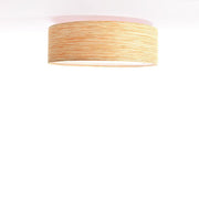 Lampa sufitowa - plafon tkanina, abażur do salonu sypialni 2xE27 (090-203) ręcznie robiony