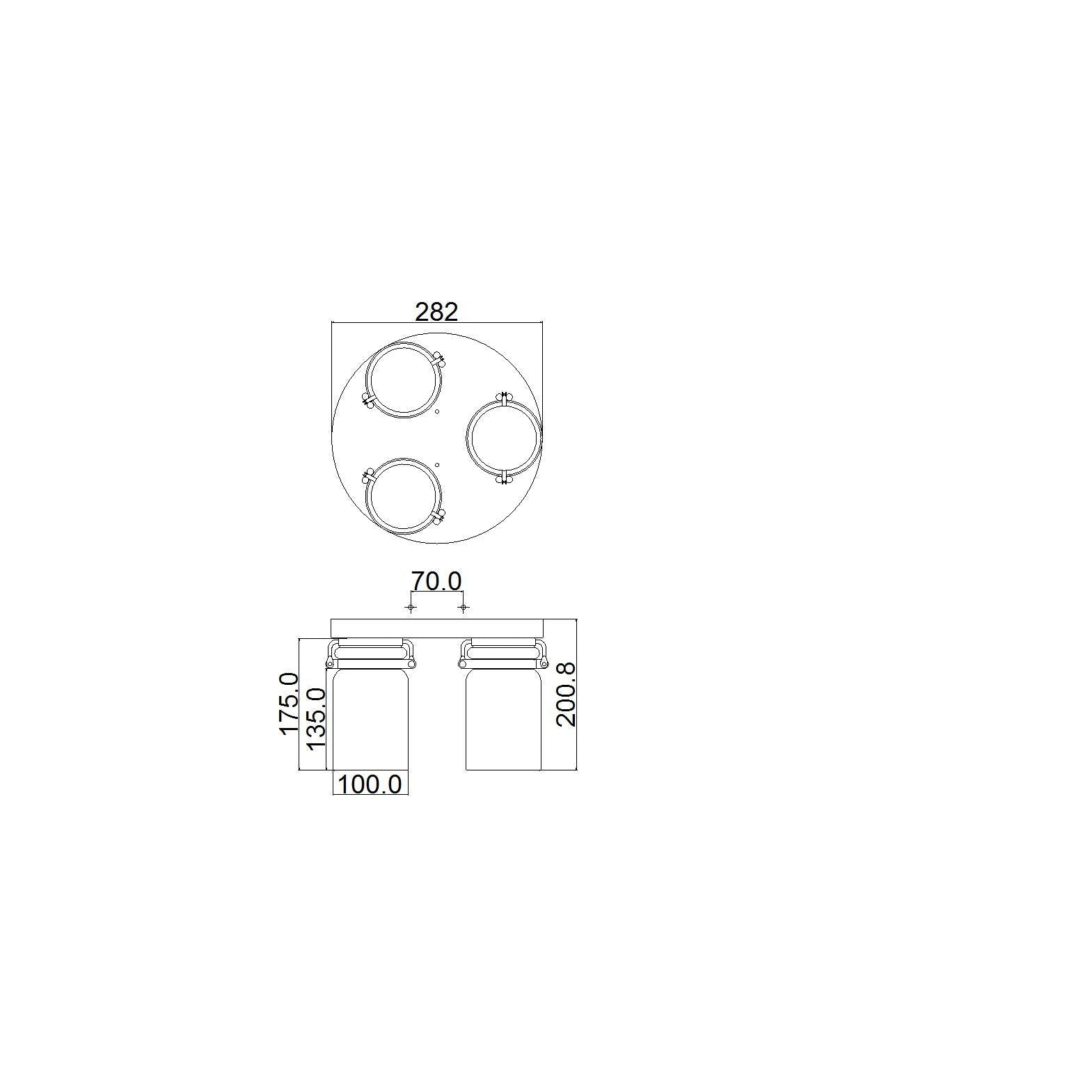 Lampa sufitowa szklany klosz (nikiel) plafon do kuchni salonu 1xE27, Kichler (Brinley)