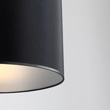 Lampa wisząca - abażur 50cm (czarno - srebrna) 3xE27, Aldex (Barilla) 954E - ePlafoniera