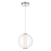 Lampa wisząca Atomo - 1 źródło światła - Polerowany chrom, Eurofase - ePlafoniera