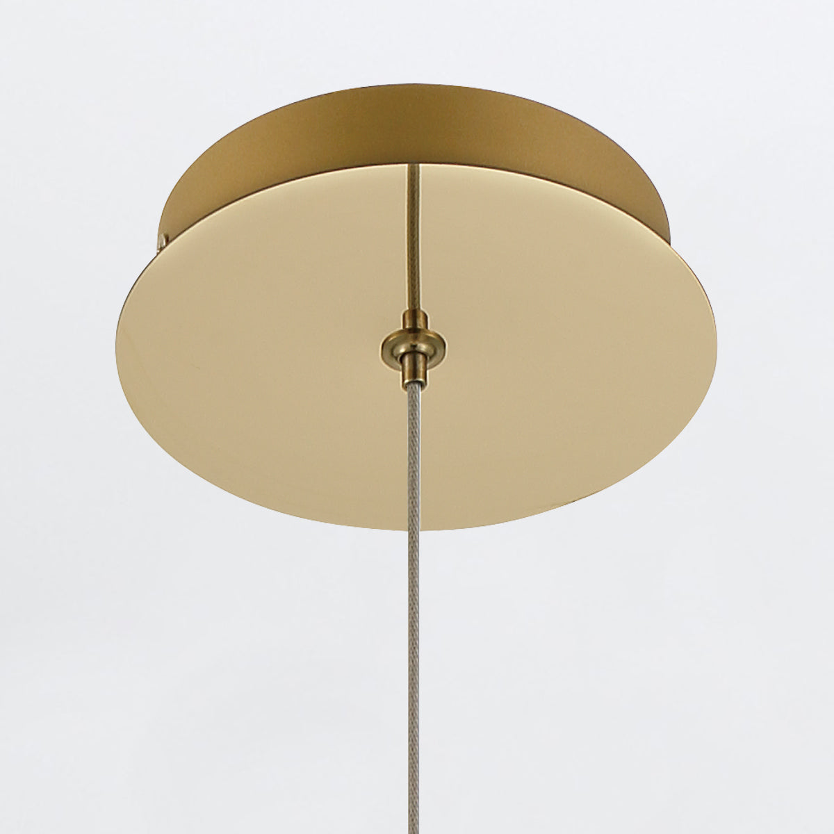 Lampa wisząca Atomo - 1 źródło światła - Szczotkowane złoto, Eurofase - ePlafoniera.pl