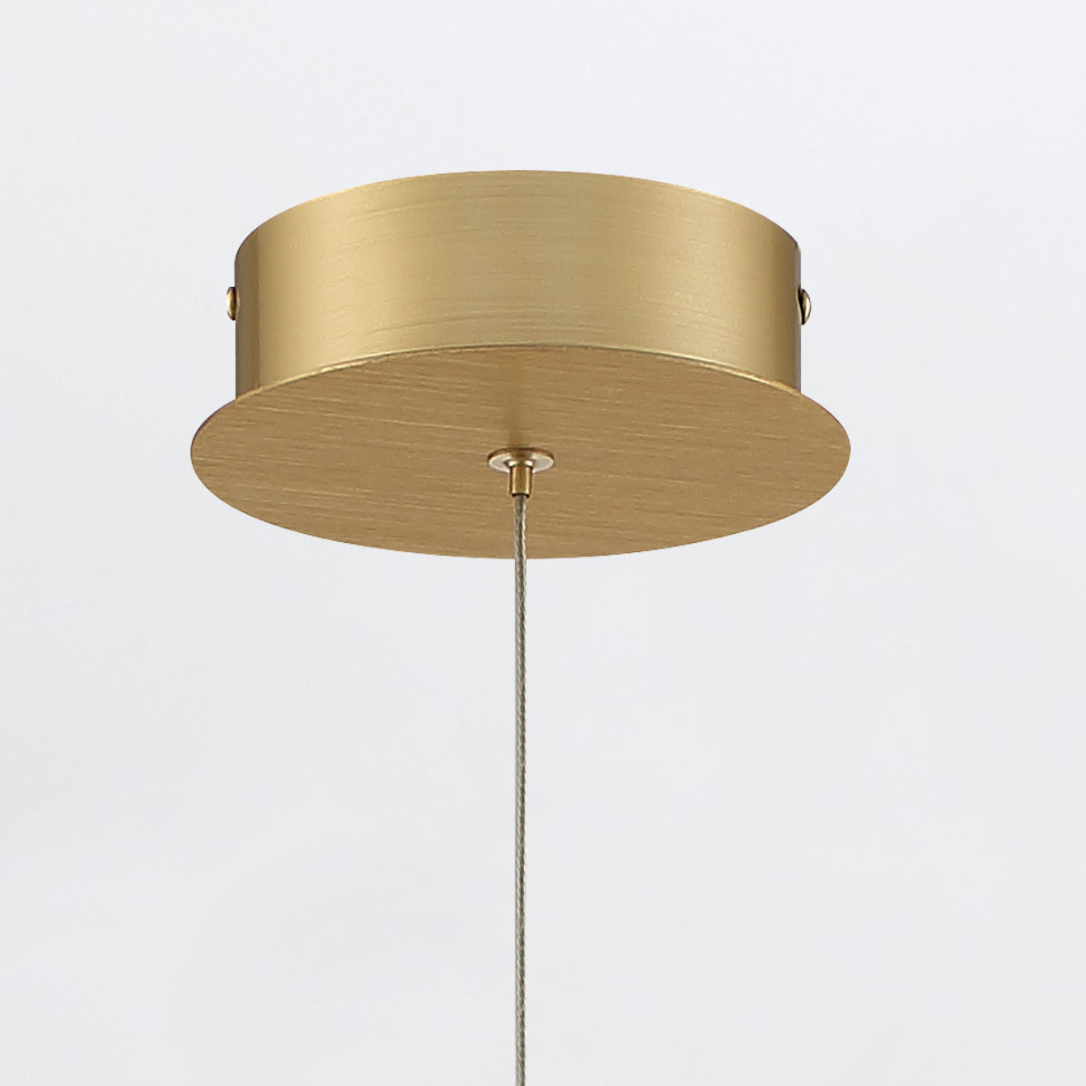 Lampa wisząca Barletta - 1 źródło światła - Szczotkowane złoto, Eurofase - ePlafoniera.pl