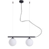 Lampa wisząca Beryl 2 Glass Black - Aldex, 1006H1 (2xE14)