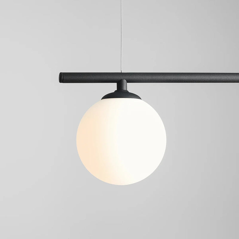 Lampa wisząca Beryl Glass 3 Black - Aldex, 1006E1 (3xE14)