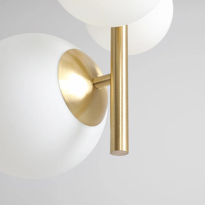 Lampa wisząca Bloom 4 Brass mosiądz - Aldex, 1091L40 (2xE14/2xE27)