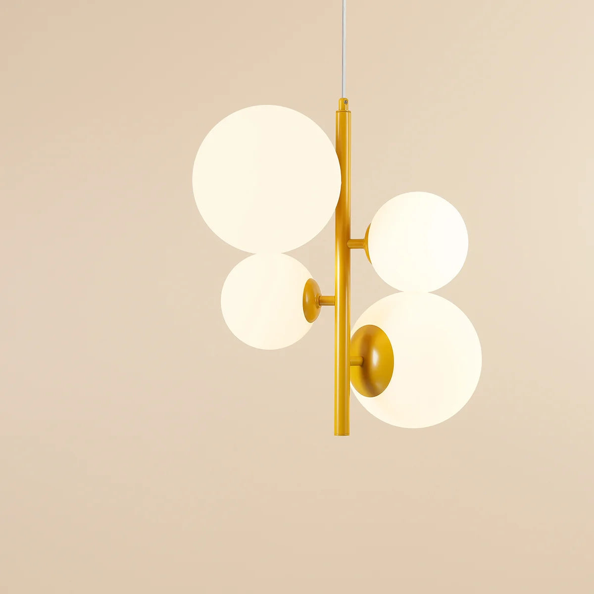 Lampa wisząca Bloom 4 Colours: Red Wine, Beige i Mustard - Aldex