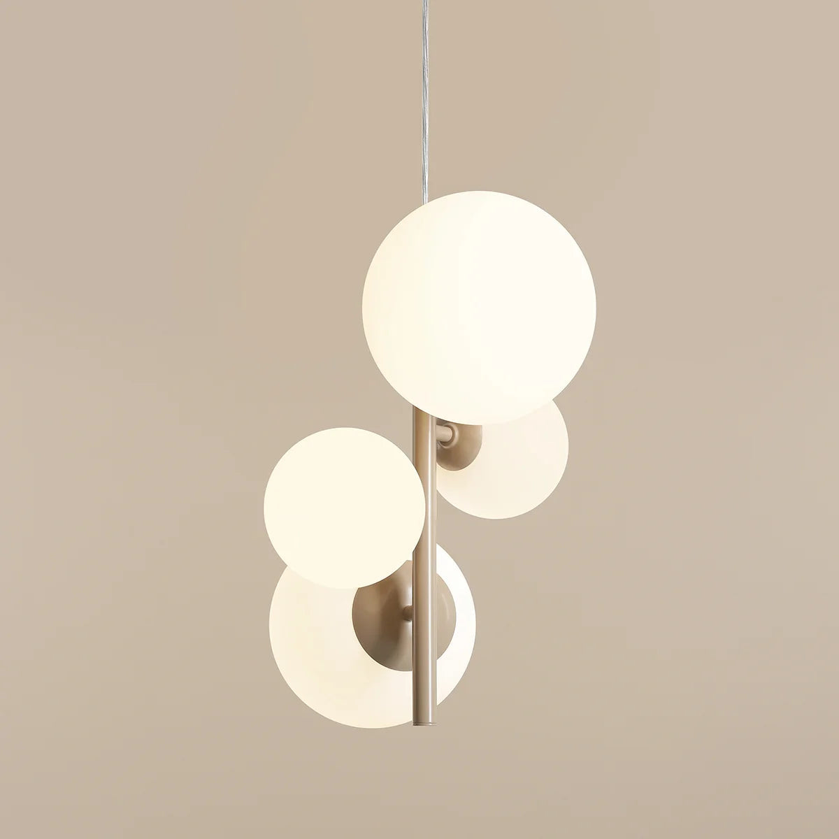 Lampa wisząca Bloom 4 Colours: Red Wine, Beige i Mustard - Aldex