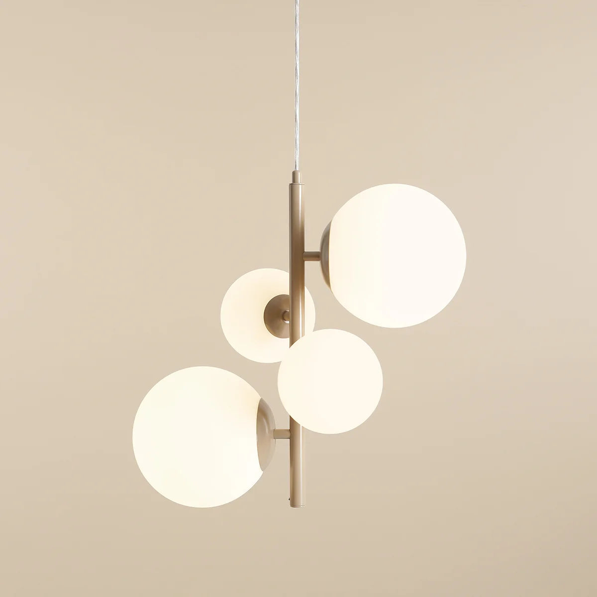 Lampa wisząca Bloom 4 Colours: Red Wine, Beige i Mustard - Aldex