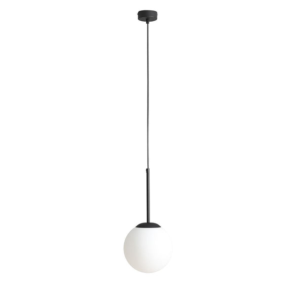 Lampa wisząca Bosso Mini 20 Black, jedna mleczna kula - Aldex (20cm, E27) 1087XS1