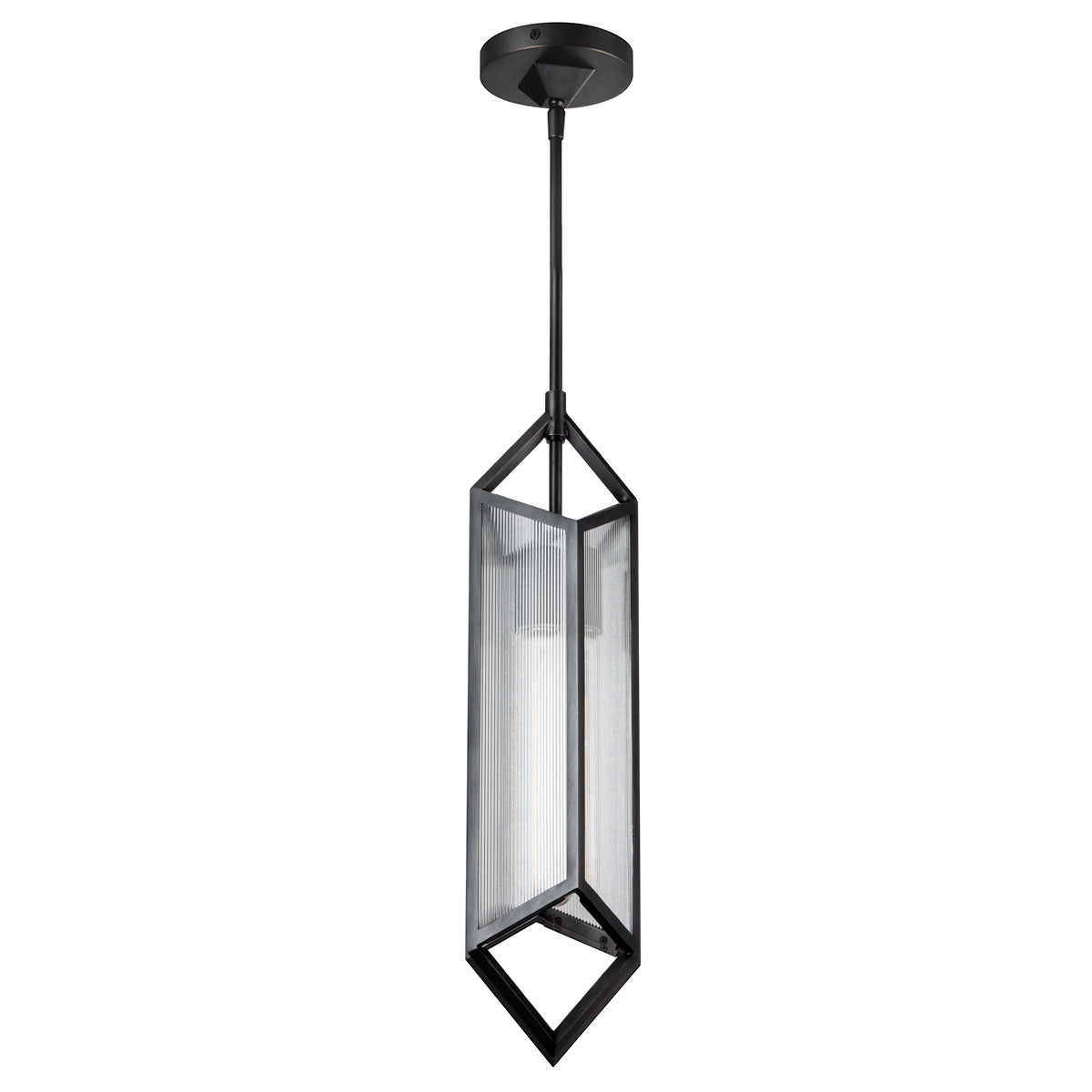 Lampa wisząca Cairo - 1 źródło światła - Miejski brąz, Alora - ePlafoniera.pl