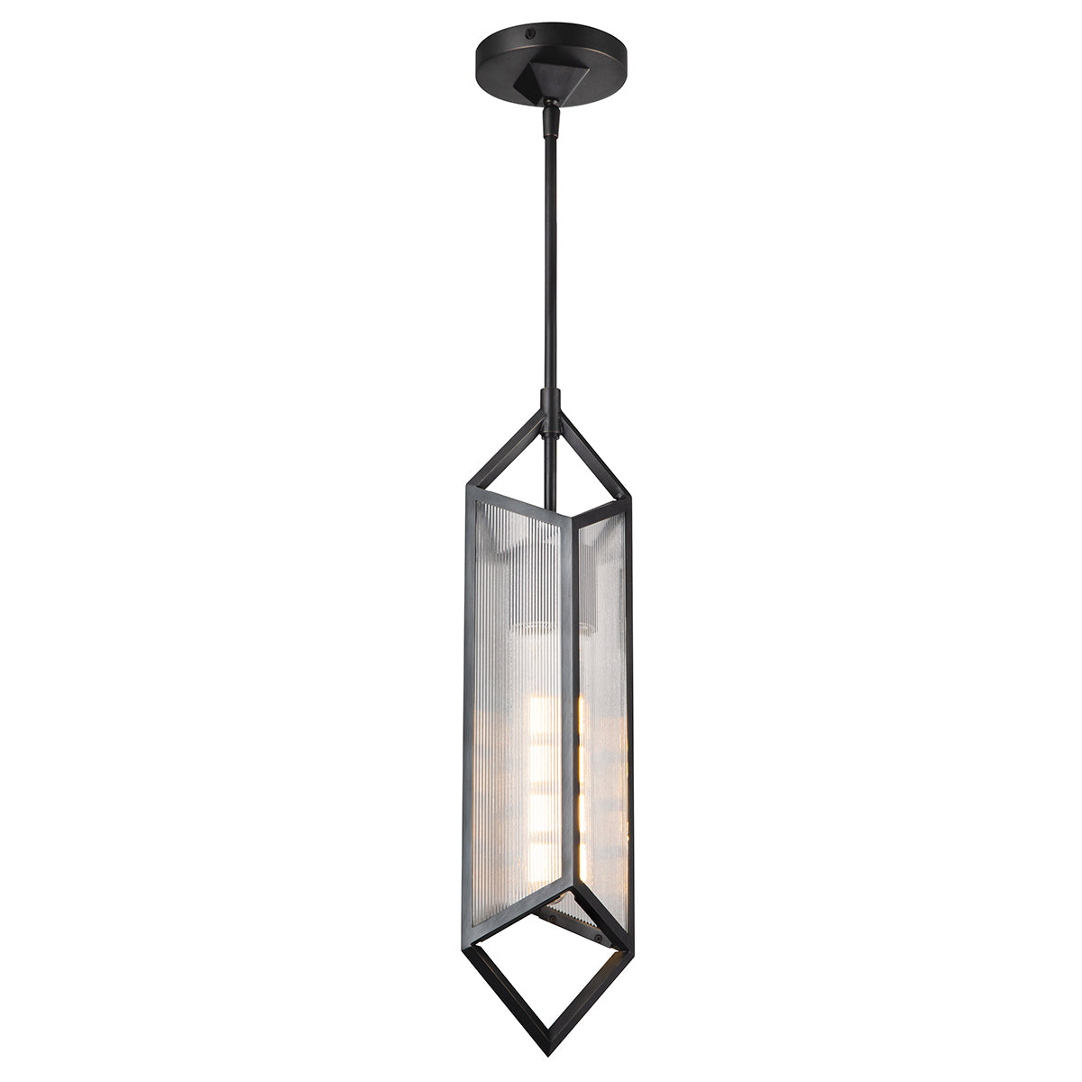 Lampa wisząca Cairo - 1 źródło światła - Miejski brąz, Alora - ePlafoniera