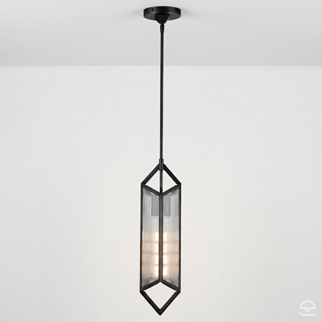Lampa wisząca Cairo - 1 źródło światła - Miejski brąz, Alora