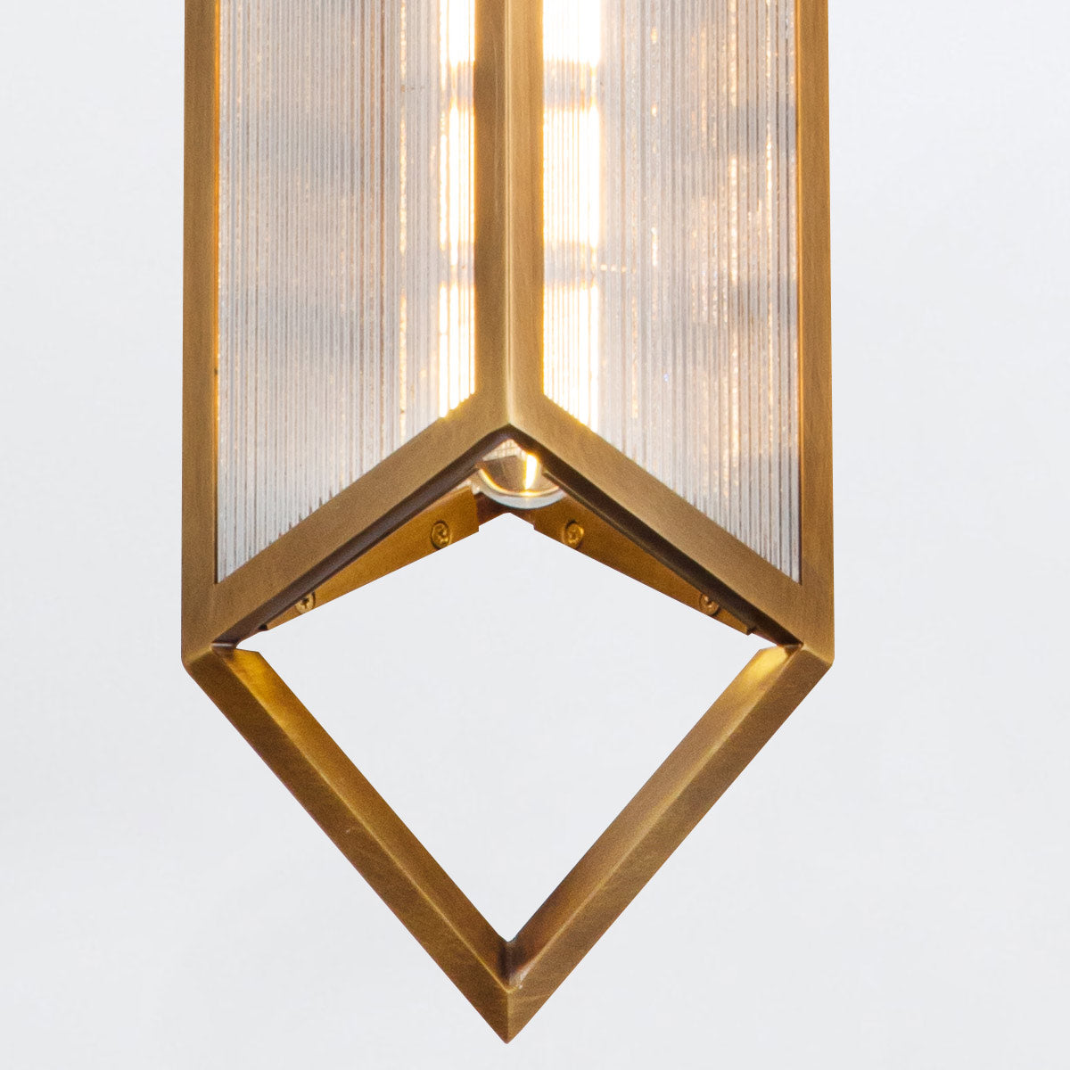 Lampa wisząca Cairo - 1 źródło światła - Vintage mosiądz, Alora - ePlafoniera.pl