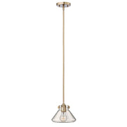 Lampa wisząca Congress (szczotkowany karmel) do kuchni / jadalni / salonu - Hinkley, pojedynczy klosz, 20cm (1xE27)