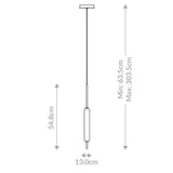 Lampa wisząca Cumberland - 1 źródło światła - Matowa czerń, Eurofase - ePlafoniera.pl
