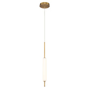 Lampa wisząca Cumberland - 1 źródło światła - Szczotkowane złoto, Eurofase - ePlafoniera
