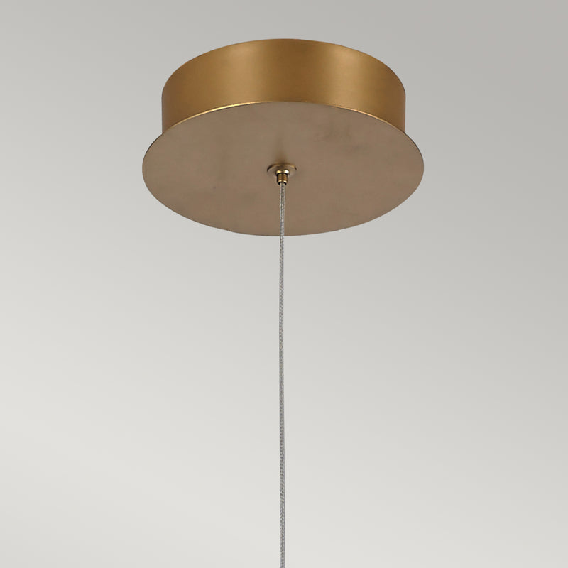Lampa wisząca Demark - Szczotkowane złoto, Eurofase - ePlafoniera.pl