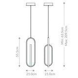 Lampa wisząca Demark - Szczotkowane złoto, Eurofase - ePlafoniera.pl