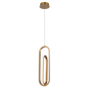 Lampa wisząca Demark - Szczotkowane złoto, Eurofase - ePlafoniera