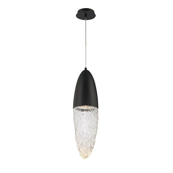 Lampa wisząca Ecrou - Matowa czerń, Eurofase - ePlafoniera