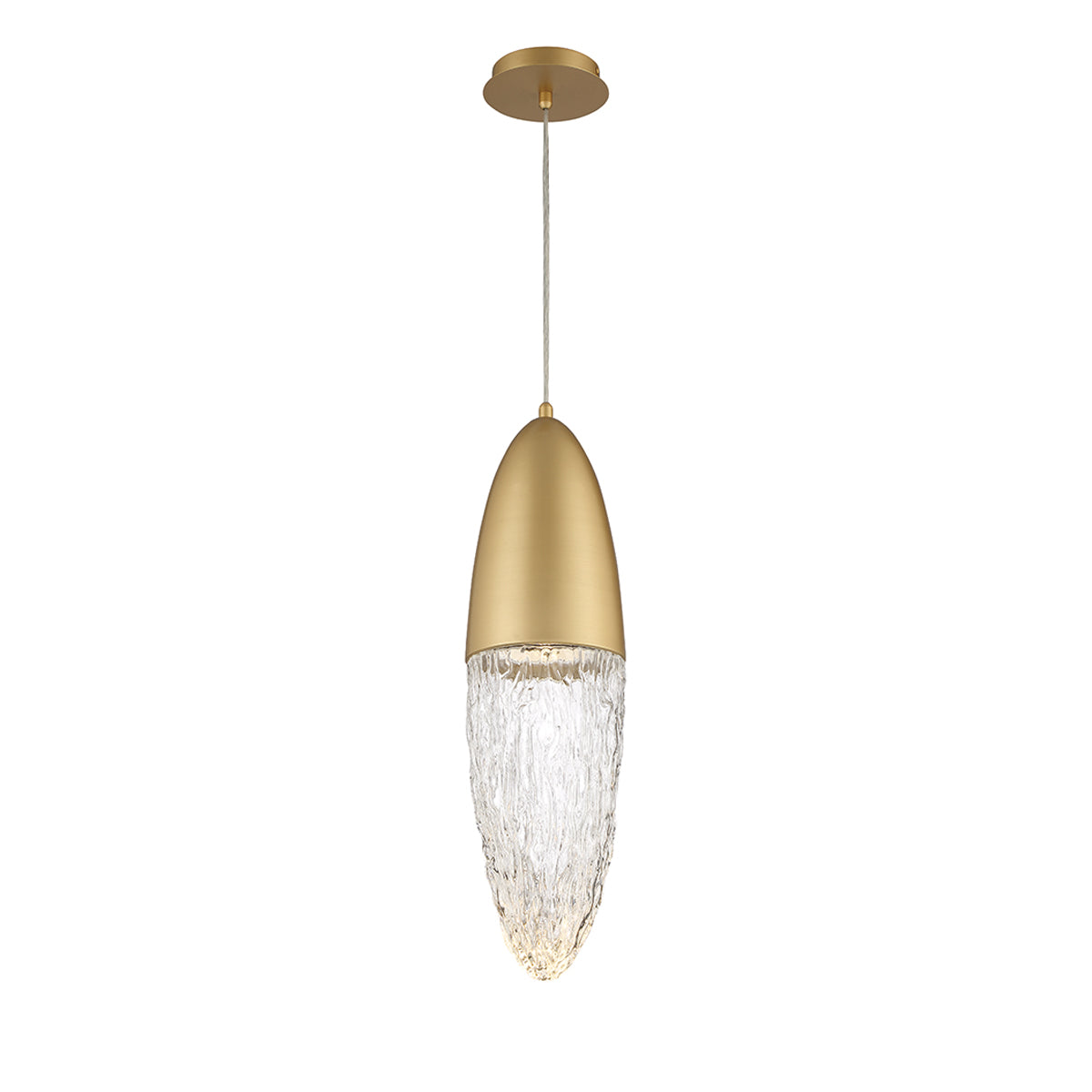 Lampa wisząca Ecrou - Szczotkowane złoto, Eurofase - ePlafoniera