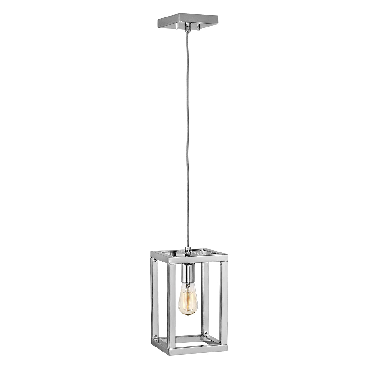 Lampa wisząca Ensemble - 1 źródło światła - Polerowany nikiel, Hinkley/ Fredrick Ramond Quintiesse - ePlafoniera