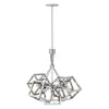 Lampa wisząca Ensemble - 5 źródeł światła - Polerowany nikiel