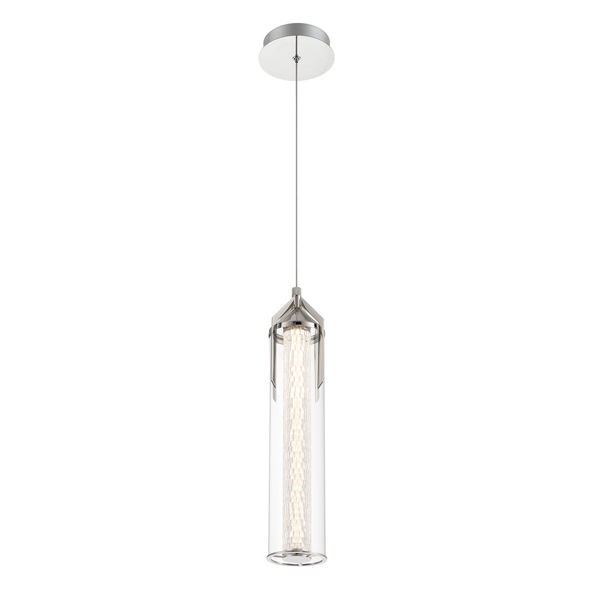 Lampa wisząca Espada - Polerowany chrom, Eurofase - ePlafoniera