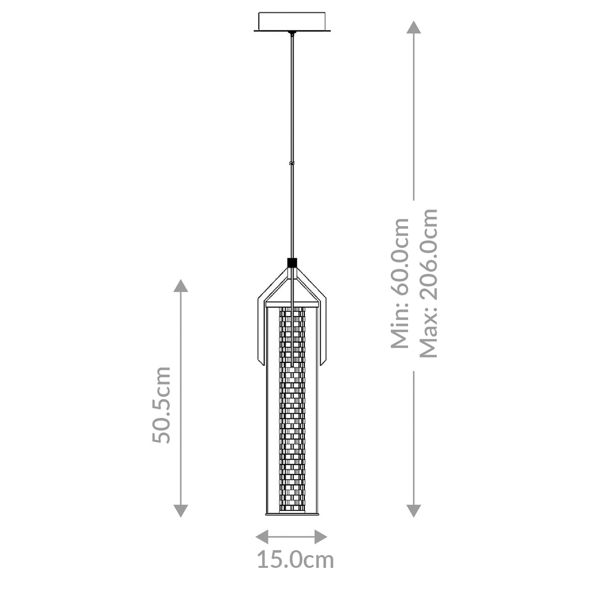 Lampa wisząca Espada - Szczotkowane złoto, Eurofase - ePlafoniera.pl