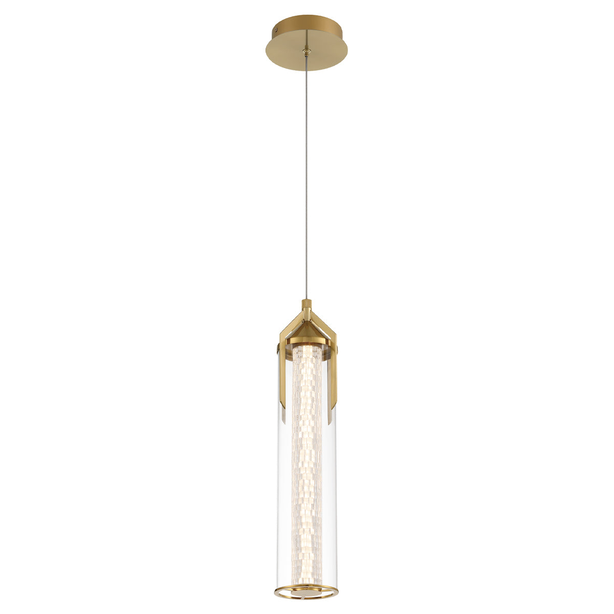 Lampa wisząca Espada - Szczotkowane złoto, Eurofase - ePlafoniera
