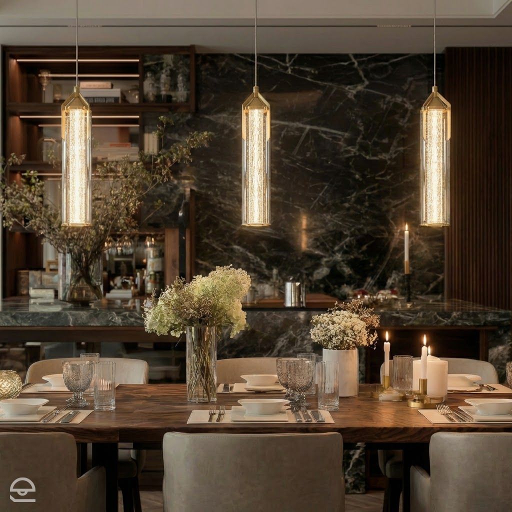 Lampa wisząca Espada - Szczotkowane złoto, Eurofase